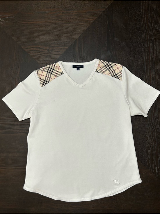 Burberry Tops - BURBERRY LONDON NOVA CHECK ACCENTS SHORT SLEEVE